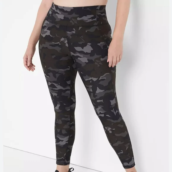 Livi Active Grey/Black 7/8 Length Legging - Picture 1 of 6